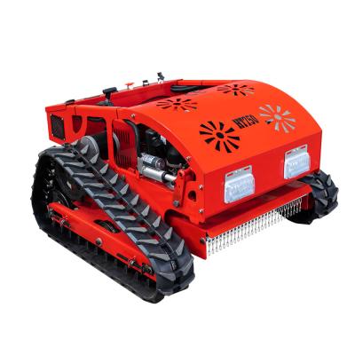 China 7.5Hp Engine Power Electric Automatic Lawn Mower Crawler Intelligent Design for sale