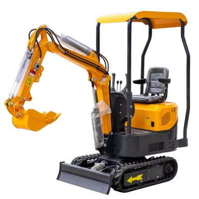 China Four Legged Shed 1T Mini Excavator Long Life Construction Mini Digger for sale