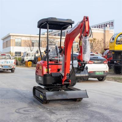 China Het Kruippakje Mini Hydraulic Excavator Boom Swing 1,8 T Mini Digger van de Kubotamotor Te koop