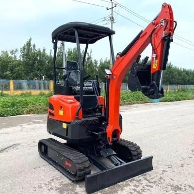 China Swing Boom 1.8Tone Hydraulic Mini Excavator Tailless Small Home Excavator for sale