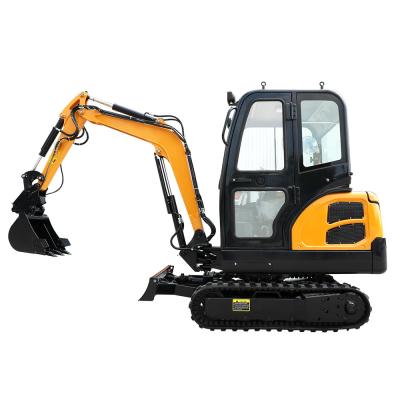 China Hightop 2000kg Mini Hydraulic Excavator Small Digger With Front Window Open Close for sale