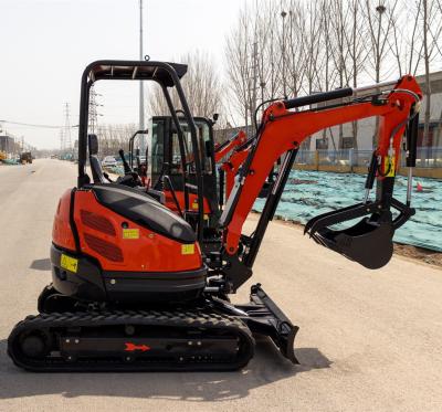 China 2500kg Hightop Micro Mini Digger Retractable Shoes Compact Mini Excavator for sale