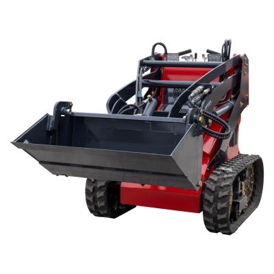 China HTS430 hydraulischer Mini Skid Steer Loader Briggs Stratton Engine Small Crawler Loader zu verkaufen