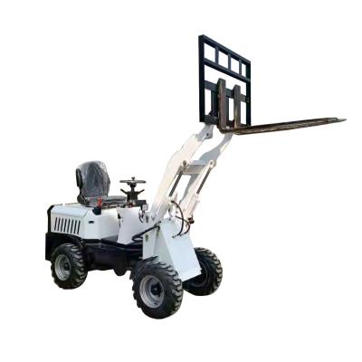 China Double Lifting Cylinder  Electric Small Wheel Loader 700kg HTEL18 for sale