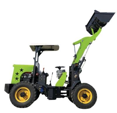China 18KW Electric Mini Wheel Loader Standard With Forklift Operator Console HT908 for sale