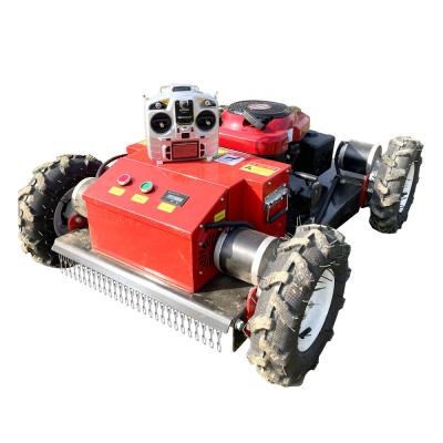 China Gasoline Engine Electric Automatic Lawn Mower Automated Grass Cutting Machine 2000m2/H for sale