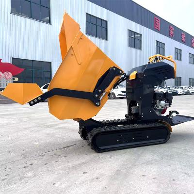 China CE Air Cooled Mini Crawler Transporter Small Crawler Dumper 500kg for sale
