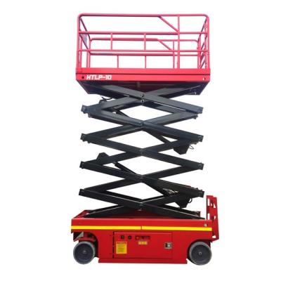 China Flexible 10m Electric Scissor Lift Self Propelled Aerial Work Platforms High Reliability for sale