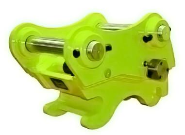 China Wear Resisting Excavator Quick Hitch Mini Digger Parts Green Color for sale