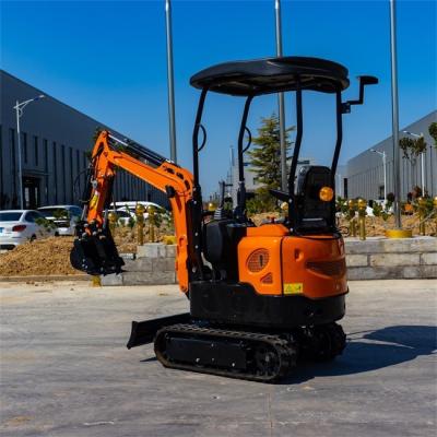 China Boom Swing One Ton Mini Excavator Small Garden Excavator With EPA HT10G for sale