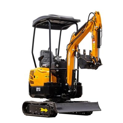 China CE EURO5 Engine 1300kg Hightop Mini Excavator HT13 Compact Mini Digger for sale