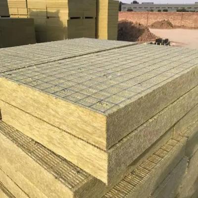 China Yellow Rockwool Insulation Material Stone Wool For Roof And Wall for sale