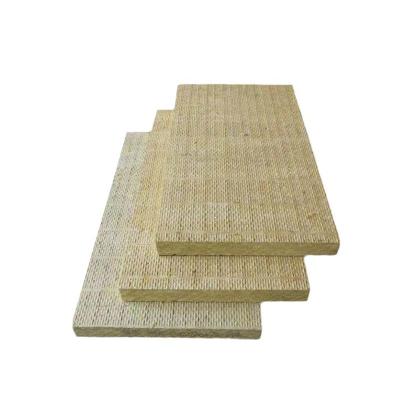 China Rectangular Plate Rockwool Stone Wool Insulation 50kg/m3-180kg/m3 for sale