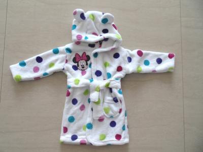 China baby girl bath robes,baby coral fleece baby clothings,disney baby robes for sale