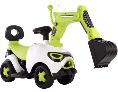 China Children's Plastic Electric Excavator Outdoor Car With Battery Toy Car Motor 6V380*1 for sale