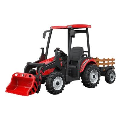 China 12V 24V Ride On Tractor Kids Big Toys Car with Power Indicator Function Motor 555 *2 for sale