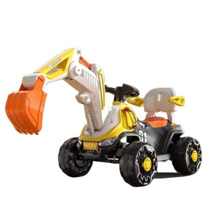 China LED Headlights and Dynamic Music 6v Electric Ride on Construction Truck Car for Kids for sale