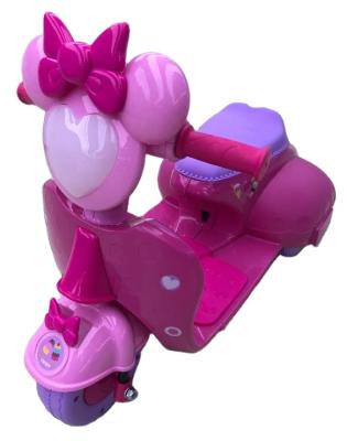 China 390 * 1 Motor 6v Pink Electric Baby Motorcycle Scooters Ride On Car para crianças Brinquedos à venda