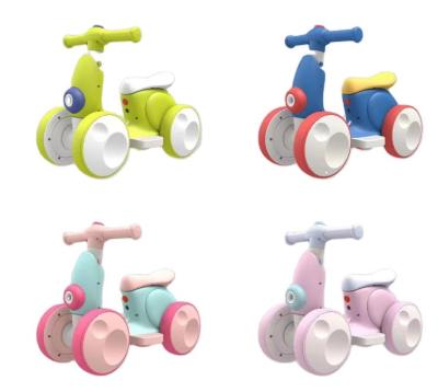 China 2023 Baby 6V Electric Balance Car Carriage Toys for Kids Ride-On Car Balanced Bike for sale