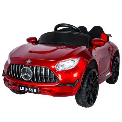 China Plastic 2023 Ride On Car Electric Toy For Kids with Cool Lighting and Double Doors for sale