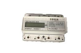 China LCD 3 Phase 4 Wire Static Kwh Meter / 1600 Imp Kwh Meter Digital 3 Phase for sale