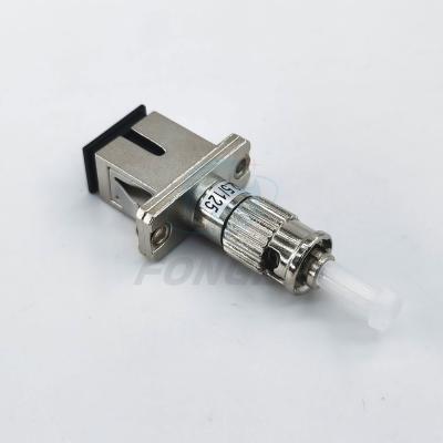 China FTTH Network Fiber Switch Adapter , ST Male to SC Female 62.5/125 Hybrid Adapter for sale