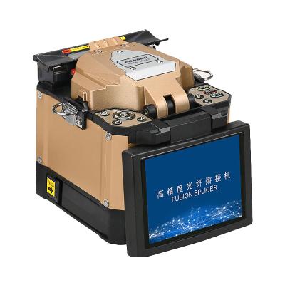 China FKEQU-126 Large Capacity Battery Optic Fiber Fusion Splicer 7S Welding 18S Heating à venda