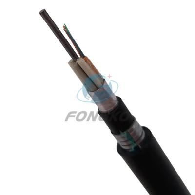 Cina ADSS Fiber Optic Cable Self Supporting 48 96 120 144 Cores Span 60m 100m 120m in vendita