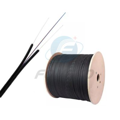 China 2*3mm Fiber Optic Drop Cable G652D G657A GJXH FTTH Flat Cable en venta