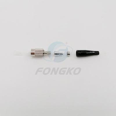 China FTTH FTTX FC/UPC 3.0mm Fiber Optical Connector Parts Ceramic Ferrule Fiber Optic Connector Kit for sale