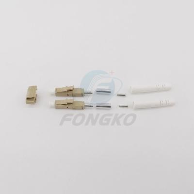 China FTTH FTTX OEM Lc/UPC Fiber Optic Connector Kit Multi Mode Duplex 3.0mm Fiber Optical Connector for sale