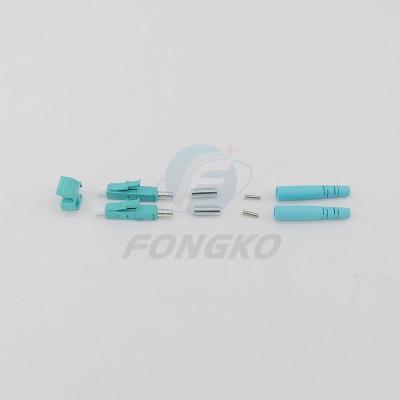 China Fiber Optical Connector Kit Lc/UPC FTTH FTTX OM3 Duplex 3.0mm Fiber Optic Connector for sale