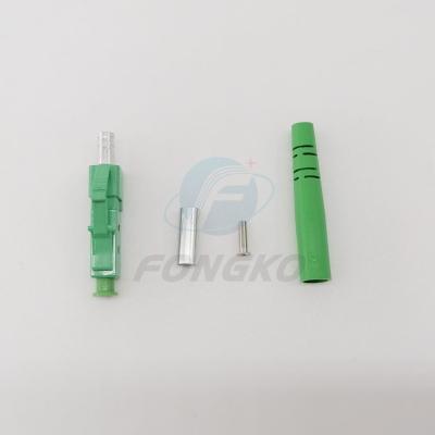China Custom LC APC SM 3.0mm Fiber Optic Connector for LANs WANs for sale