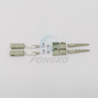 China OEM 2.0mm Multi Mode Duplex APC SC Fiber Optic Connector for sale