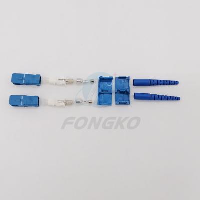 China SC UPC 2.0mm SM Duplex Pigtail SC Connector for FTTH FTTX cable for sale