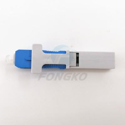 China Conector simples da fibra do Upc do conector do Sc do único modo para g652 g657 à venda