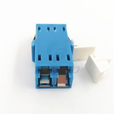 China Single Mode LC Duplex Adapter UPC Ethernet To Fiber Adapter SM DX for sale