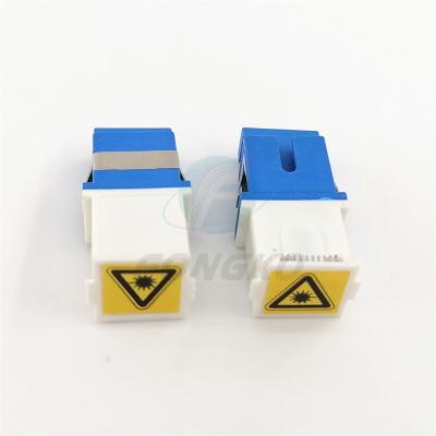 China Single Mode SM SC Fiber Optic Adapters Connectors Coupler for sale
