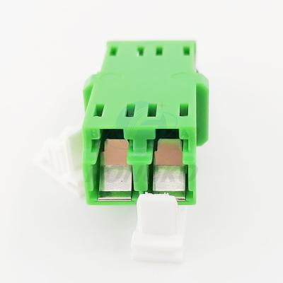 China SM Duplex LC APC Fiber Optic Adapter Without Flange for sale