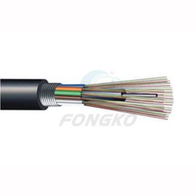 China El polietileno al aire libre del cable de fribra óptica de Gyfta del solo modo aisló el alambre en venta