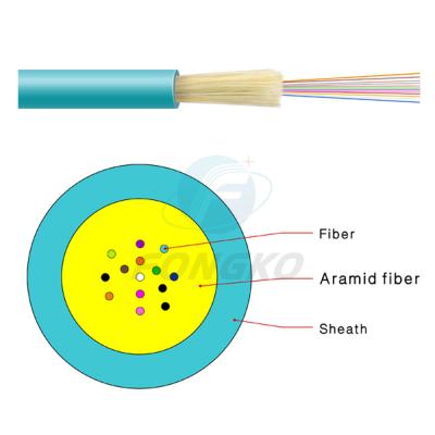 Chine Câble optique d'intérieur de fibre de FONGKO Gjfv Mini Bundle 24Core pour la communication à vendre