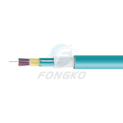 Chine Câble optique GJBFJH OM3 de fibre d'évasion de lszh de noyau d'OEM 12 à vendre