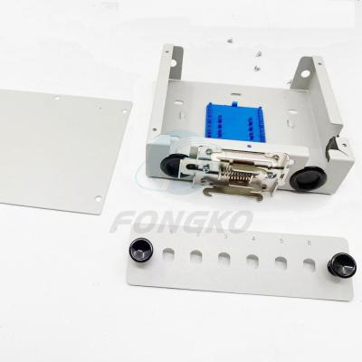 China Caixa simples da terminação da tala da caixa terminal da fibra ótica do metal à venda