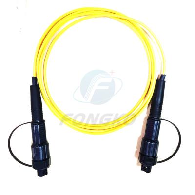 China SC/UPC SM SX 2M Waterproof Fiber Optic Jumper Cable Connector Te koop