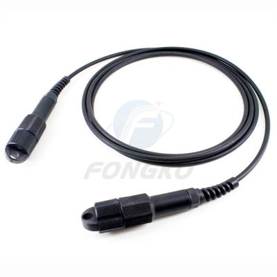 China Outdoor Optical Cable Assembly Mpo Fiber Patch Cord 2B 3 SM Jumper PDLC-PDLC for sale