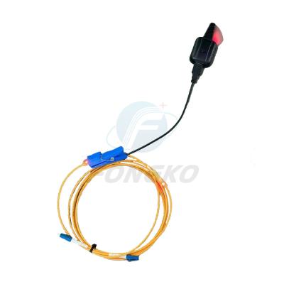 China Fibra ótica simples Jumper Optic Patch Cord do diodo emissor de luz do LC APC LSZH 1 medidor à venda