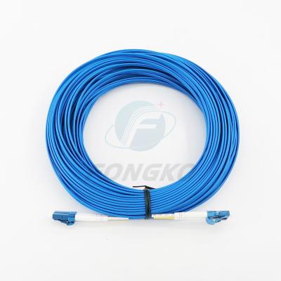 China Singlemode Fiber Optic Armoured Pigtail Patch Cord LC/UPC-LC/UPC Connector for sale