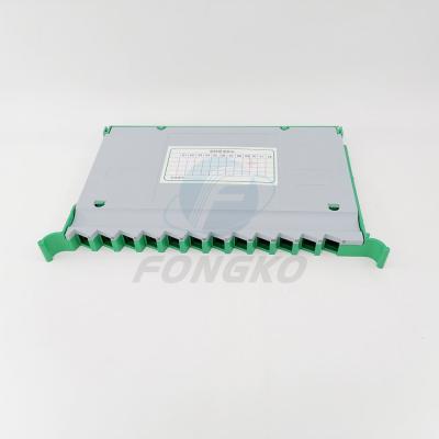 China 12 Cores ABS FTTH ODF Optical Distribution Frame Fiber Optic Cable Tray for sale