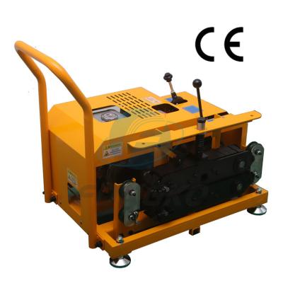 China Fiber Optic Duct Rod Pusher 1.5m/S , Cable Pulling Machine 45mm Crawler Type for sale