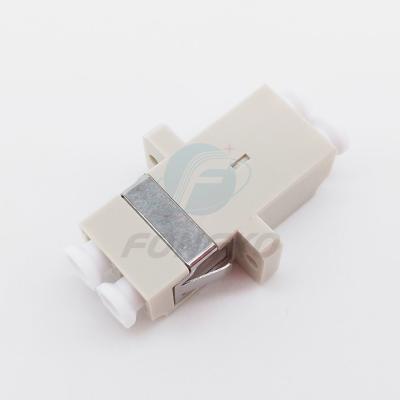 China Multimode Duplex LC to LC Coupler Flange Optic Fiber Adapter for sale